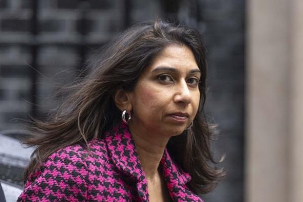 Home Secretary Suella Braverman came under fire after posting an unauthorised article